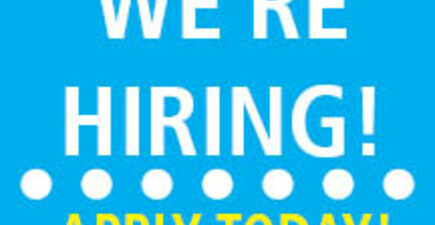 WE'RE HIRING!