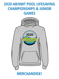 Merchandise for the 2020 AB/NWT Pool Lifesaving Championships and Junior Games!